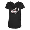 helio Maternity Scoop Neck T-shirt