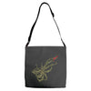 caution octopus&rsquo; may be larger than it appears Adjustable Strap Totes