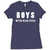 boys with blue eyes Ladies Fitted T-Shirt