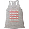 emo gothic ugly christmas sweater. Racerback Tank