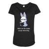 books people Maternity Scoop Neck T-shirt