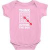think outside the box Baby Bodysuit