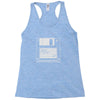 retro floppy Racerback Tank
