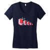 kirby nesting dolls Women's V-Neck T-Shirt