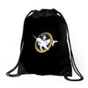 narwhal rainbow stormtrooper Drawstring Bags