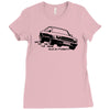 mercedes benz w126 Ladies Fitted T-Shirt