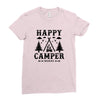 Happy Camper Ladies Fitted T-Shirt