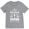 I Am One Blessed Sister V-Neck Tee