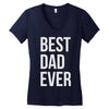 best dad ever Women's V-Neck T-Shirt