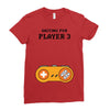 Waiting for Player 3 Gamer Ladies Fitted T-Shirt