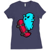 radical ghost Ladies Fitted T-Shirt