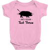 anti vegan task force Baby Bodysuit
