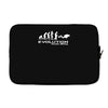 evolution of scuba divingfunny swim retro sea cool boat party Laptop sleeve
