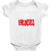 the floor is lava Baby Onesie