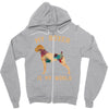 my boxer is my world Zipper Hoodie