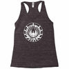 battlestar galactica distressed badge Racerback Tank