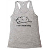 i can't adult today Racerback Tank