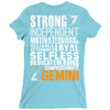 Strong Independent Motivated Gemini Ladies Fitted T-Shirt