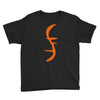 helix of heroes funny retro sci fi superhero symbol cool logo Youth Tee