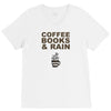 coffee books &amp; rain V-Neck Tee