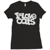 i love cats Ladies Fitted T-Shirt