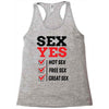 Sex Yes Please Racerback Tank