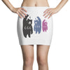 Black Bear Metal Artistshot Mini Skirts