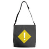 warning Adjustable Strap Totes