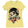 freaky biker Ladies Fitted T-Shirt