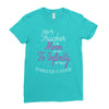 I Love My Trucker To The Moon And Back To Infinity And Beyond Forever Ladies Fitted T-Shirt