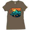 coffee and adventure Ladies Fitted T-Shirt