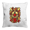 deer and monster Throw Pillow