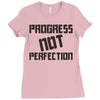 progress not perfection Ladies Fitted T-Shirt