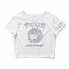 pugs not drugs Crop Top