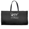 cream rock band punk Weekender Totes