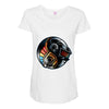 daft yin yang Maternity Scoop Neck T-shirt