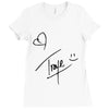 troye sivan signature Ladies Fitted T-Shirt
