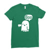 boo... Ladies Fitted T-Shirt