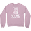 tofu never screams Crewneck Sweatshirt
