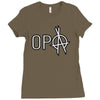 opa logo Ladies Fitted T-Shirt