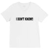 i don't know V-Neck Tee