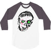punk zombie baseball 3/4 Sleeve Shirt