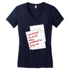 i pretend to work they pretend to pay me Women's V-Neck T-Shirt