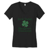 irish today hungover tomorrow Women's V-Neck T-Shirt