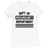 redundancy Ladies Fitted T-Shirt