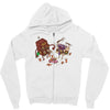 bar fight Zipper Hoodie