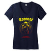 coroner punishment for decadence Women's V-Neck T-Shirt