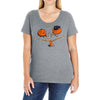 crime scene Ladies Curvy T-Shirt