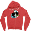 drooly snake slug thing Zipper Hoodie