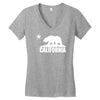 california bear Women's V-Neck T-Shirt